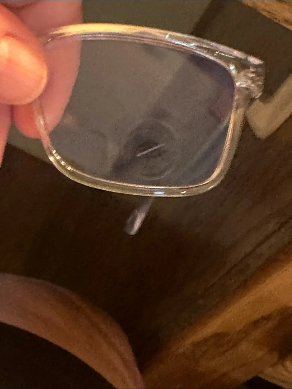 Clear Transparent Square Eyeglasses